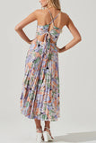 Strappy Floral Midi Dress