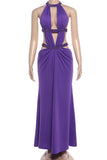 Elegant Cutout Evening Dress