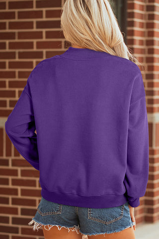 Relaxed Fit High-Neck Sweatshirt