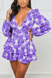 Cut-Out Pattern Mini Dress