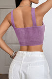 Ribbed V-Neck Cami Top