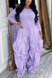 Stylish Wide-Leg Pants Set