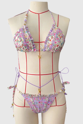 Floral Print Bikini Set