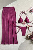 Floral Accent Bikini Set