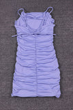 Strappy Ruched Casual Dress