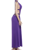 Elegant Cutout Evening Dress