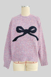 Bow-Pattern Sweater