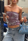 Embellished Strapless Camisole