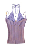 Tie-Back Knit Tank Top