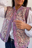 Floral Quilted Vest