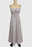 Spaghetti Strap Floral Midi Dress