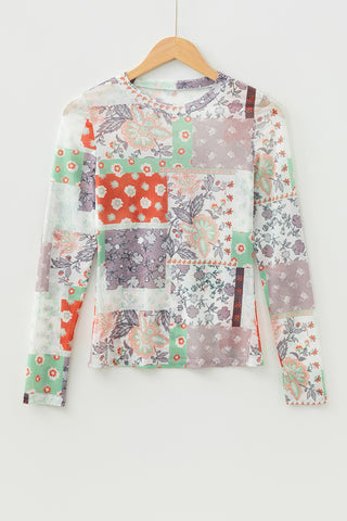 Printed Long Sleeve T-Shirt