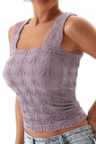 Textured Sleeveless Tank Top