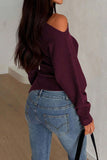 Asymmetric Hem Sweater