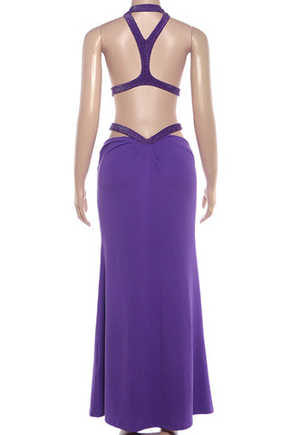 Elegant Cutout Evening Dress