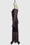 Off-Shoulder Evening Casual Dress