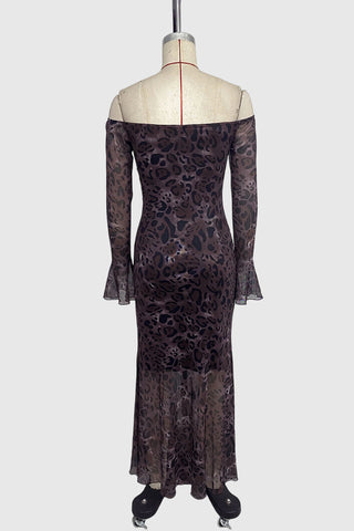 Off-Shoulder Evening Casual Dress