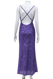 Elegant Sequin Evening Gown