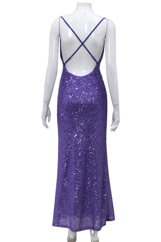 Elegant Sequin Evening Gown