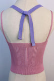 Tie-Back Knit Tank Top