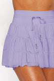 Pleated High Waist Mini Skirt