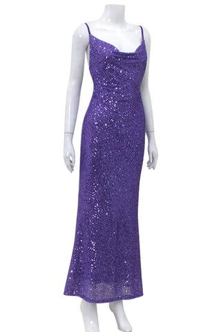 Elegant Sequin Evening Gown