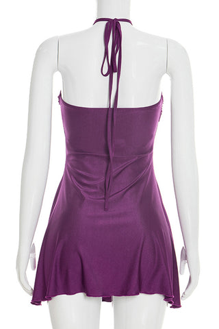 Elegant Strapless Casual Dress