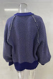 Textured Knit Pattern Sweater