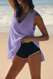 Active V-Neck Loose Fit  Tank Top