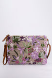 Floral Detail Clutch Bag