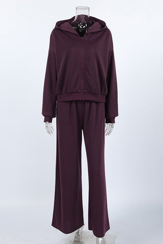 Stylish Wide-Leg Pants Set