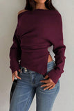 Asymmetric Hem Sweater