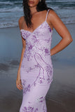 Floral Print Vacation Dress