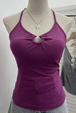 Chic Ring-Detail Tank Top