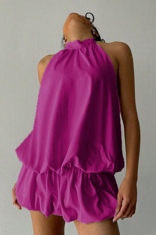 Halter Neck Mini Dress