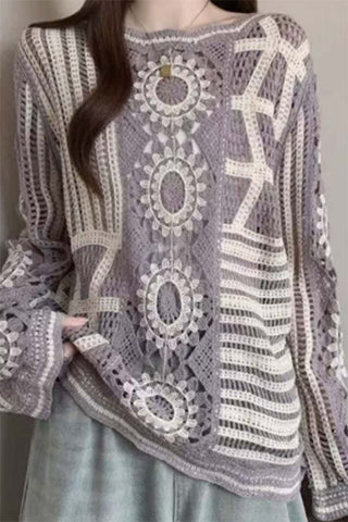 Intricate Patterned Sweater