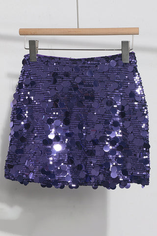 Sequin Mini Skirt