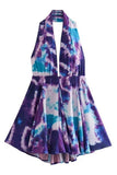 Halter Neck Tie-Dye Dress