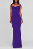 Open-Back Bow-Tie Casual Dress