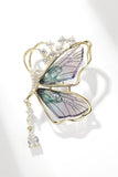 Elegant Winged Insect Brooch