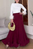 Elegant Maxi Skirt with Flowing Design