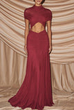 Elegant Cutout Evening Dress