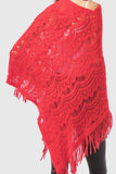 Elegant Lace Fringe Shrug
