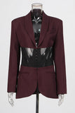 Structured Corset-Style Blazer