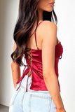 Ruched Sweetheart Cami Top