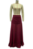 Elegant Maxi Skirt with Flowing Design