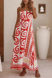 Stylish Patterned Maxi Dress