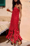 Circle Accented Maxi Dress
