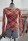 Floral Back-Tie Long Sleeve Top