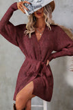 Tie-Waist Longline Cardigan